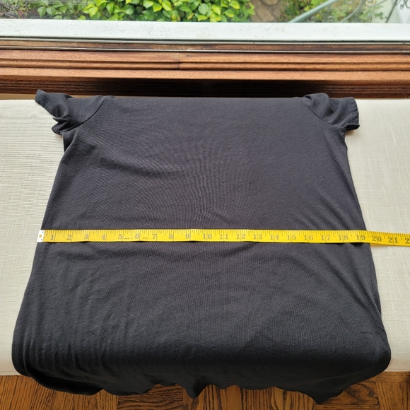 New! J. Crew Black Short-sleeve T-Shirt Dress NWT - Picture 6 of 11